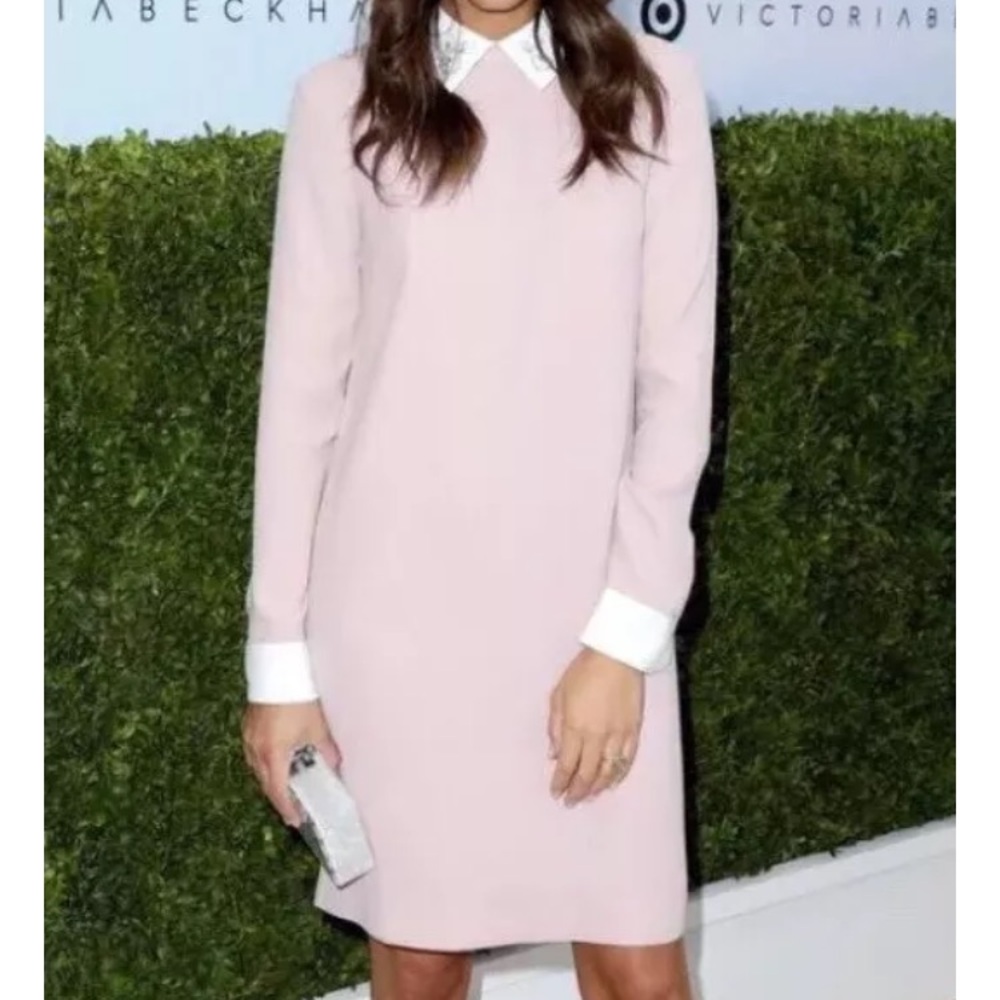 Victoria Beckham bunny collar dress